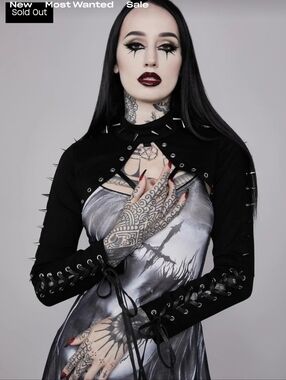 Widow Dream Deceiver Spiked Bolero